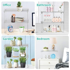 2796 2 Layer Kitchen Rack For Holding And Placing Types Of Things. ediscountshops.com