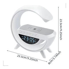 G-Shape Fast Wireless Charging Lamp & Bluetooth Speaker 7 in 1 LED Display