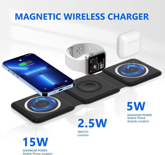 Foldable Wireless Charger 3 in 1