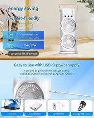 Double-End Mist Cooler Fan