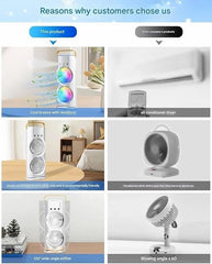 Double-End Mist Cooler Fan