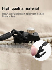 Universal Screw Fix Removable Zippers (Pack of 10)