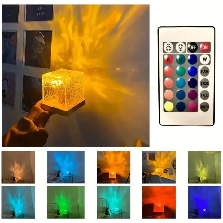 Wave Projector Night Lamp