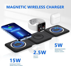 Foldable Wireless Charger 3 in 1
