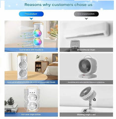 Double-End Mist Cooler Fan